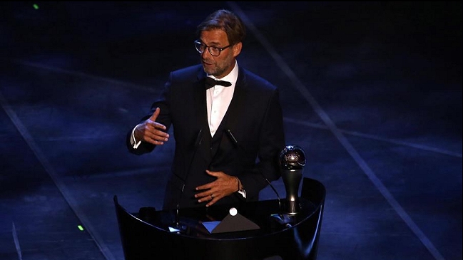 Jurgen Klopp fue condecorado con el The Best al mejor entrenador