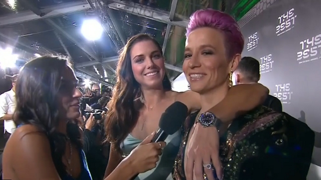 ¿Messi o Van Dijk? La elección que hicieron Alex Morgan y Megan Rapinoe para el premio The Best