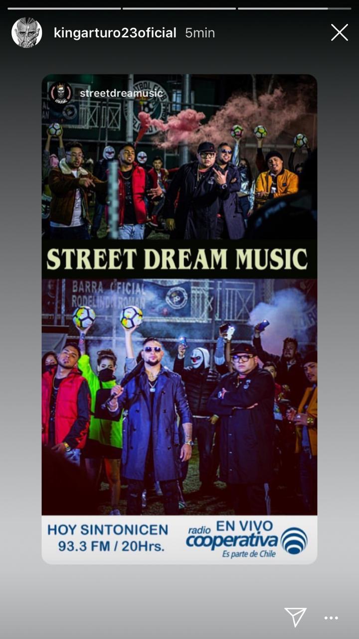 Hasta Arturo Vidal estará atento a Cooperativa: Street Dream Music visitará Al Aire Libre PM