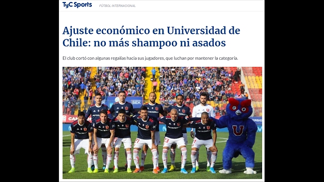 La “crisis del shampoo” de Universidad de Chile atravesó fronteras