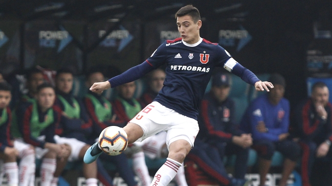 Nuevo problema para la U: Matías Rodríguez sufrió lesión y también será baja ante Palestino