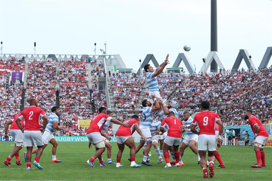 Argentina, Japón y Sudáfrica festejaron en la jornada sabatina del Mundial de Rugby