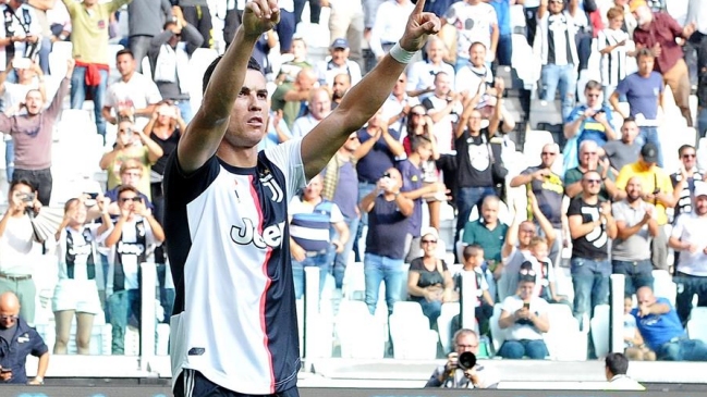 Cristiano Ronaldo anotó un golazo de cabeza en el triunfo de Juventus sobre Spal en la Serie A