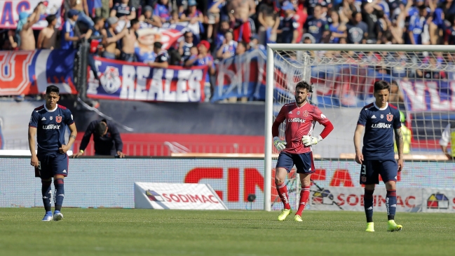 Universidad de Chile se inclinó ante Palestino y volvió a caer a la zona de descenso