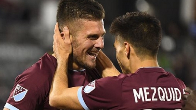 Diego Rubio aportó con un tanto en la goleada de Colorado Rapids ante FC Dallas