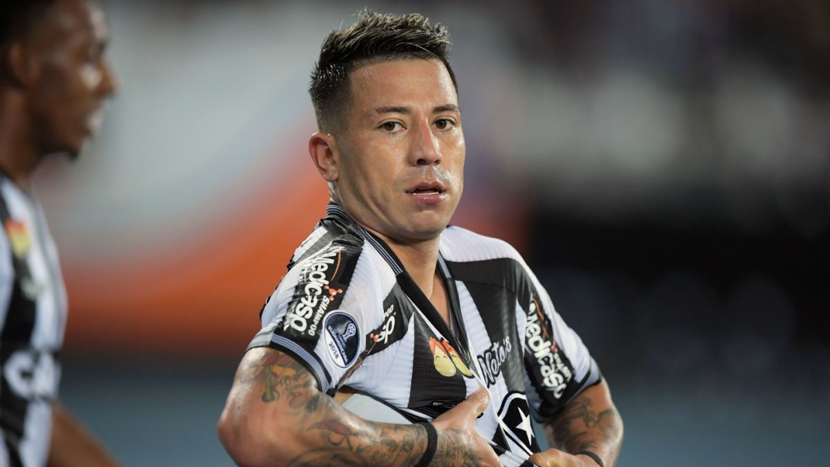 Botafogo sufrió su tercera caída consecutiva en el Brasileirao con Leonardo Valencia en cancha