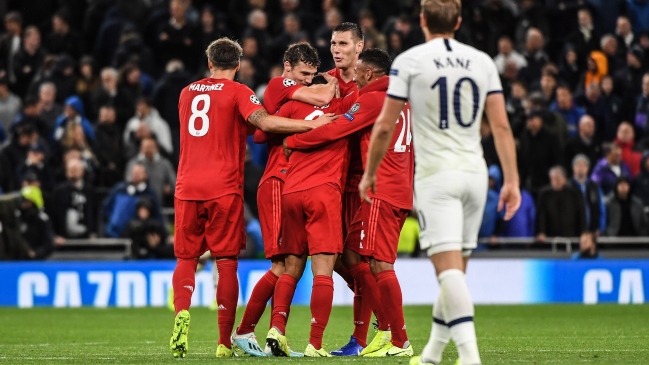 Serge Gnabry lideró con un “póker” la goleada de Bayern Munich a Tottenham