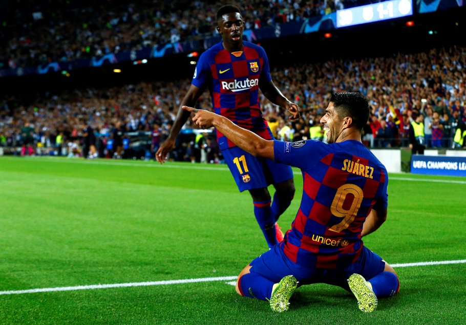 Luis Suárez fue asistido por Vidal y Messi en la remontada de Barcelona ante Inter en Camp Nou