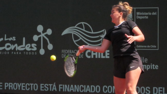 Fernanda Brito batió a Ivania Martinich en duelo de chilenas en Copa Las Condes