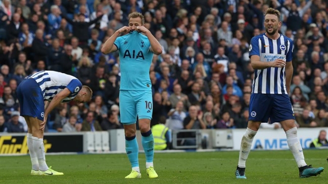 Tottenham sumó otro duro traspié con derrota ante Brighton en la Premier League