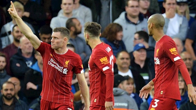 James Milner le dio la victoria a Liverpool sobre Leicester en la agonía