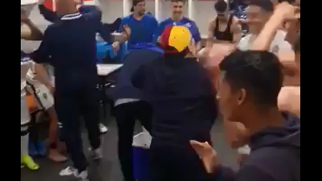 El íntimo festejo de Maradona y Gimnasia luego de la victoria sobre Godoy Cruz