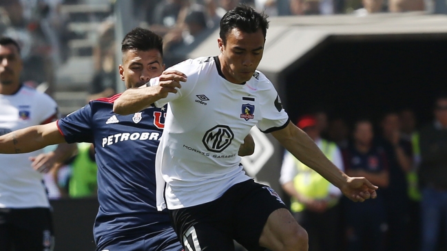 Gabriel Suazo le dio vida a Colo Colo en el Superclásico ante la U con un golazo