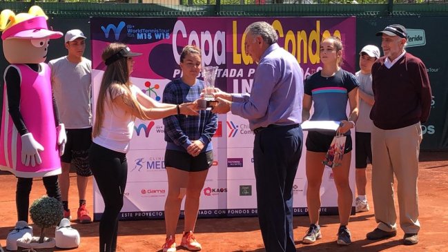 Fernanda Brito se quedó con el título en la Copa Las Condes