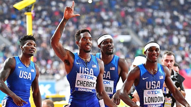 Estados Unidos dominó las postas 4×400 en el cierre del Mundial de Atletismo de Doha 2019
