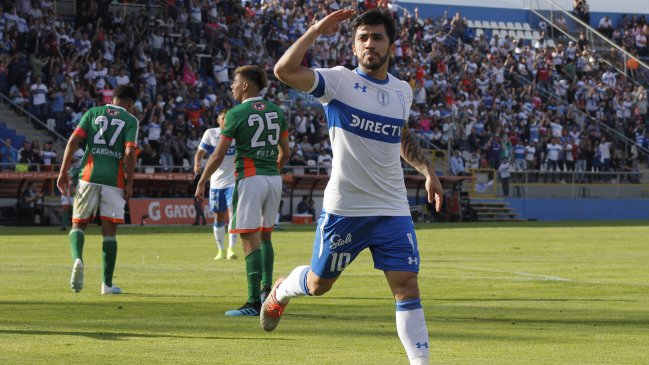 El golazo de Edson Puch en la contundente victoria de la UC ante Cobresal