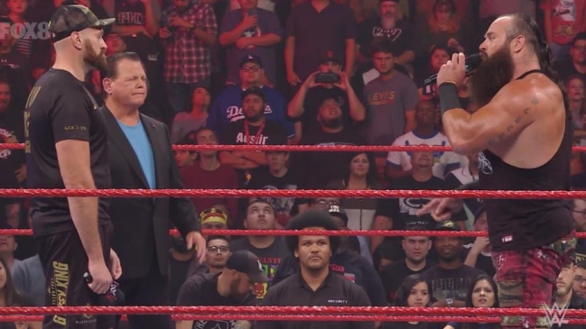 ¡A los golpes!: El caótico cruce que tuvieron Tyson Fury y Braun Strowman en RAW