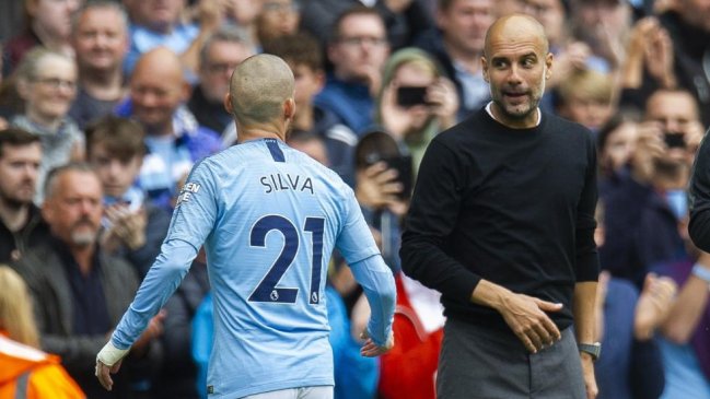 Prensa inglesa: Josep Guardiola le reclamó a David Silva por su falta de intensidad