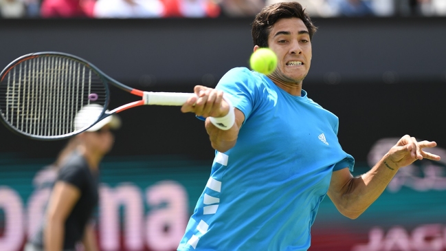 Cristian Garin perdió ante un inspirado Matteo Berrettini y se despidió del Masters de Shanghai