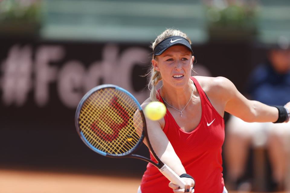 Alexa Guarachi tuvo debut y despedida en el cuadro de dobles del WTA de Linz