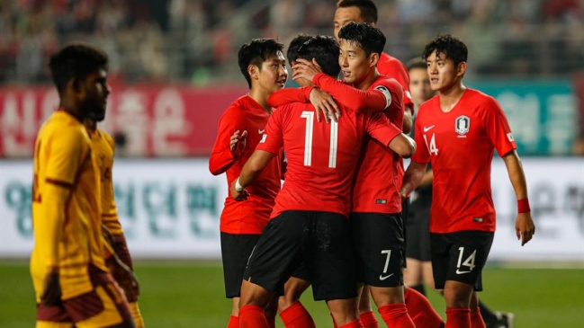 Las goleadas se tomaron la segunda ronda de las clasificatorias asiáticas al Mundial de Qatar