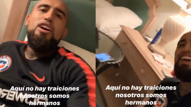 “No somos Judas” y “aquí no hay traiciones”: Las frases de la canción que entonó Arturo Vidal