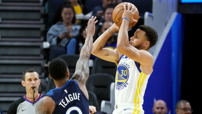 En modo MVP: Stephen Curry hizo 40 puntos en 25 minutos