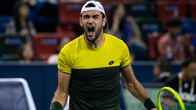 Berrettini derrotó a Thiem por el último boleto a semifinales en Shanghai