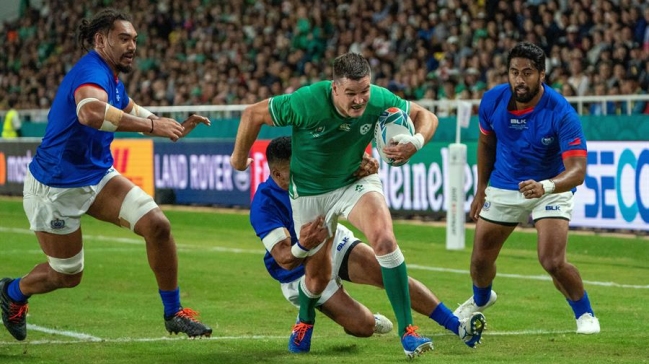 Irlanda batió a Samoa y clasificó a cuartos de final del Mundial