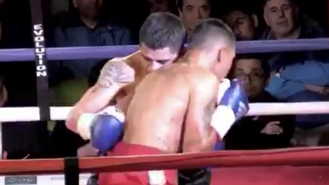Los golpes finales de la victoria del “Aguja” González ante Jimson García en Punta Arenas