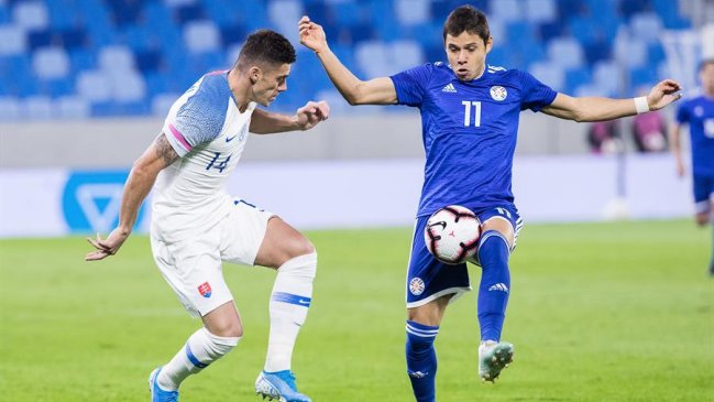 Paraguay rescató un empate frente a Eslovaquia en los minutos finales