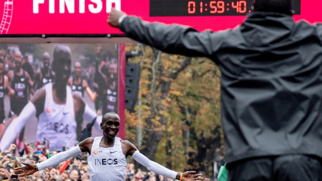 Eliud Kipchoge lidera lista de candidatos a mejor atleta del año