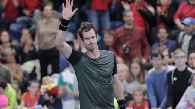 Andy Murray logró ante Pablo Cuevas su segundo triunfo en Amberes y se instaló en cuartos de final