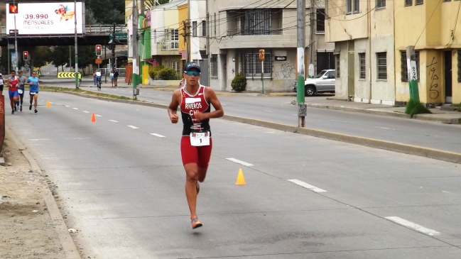 Gaspar Riveros fue el mejor chileno en la Copa del Mundo de Triatlón de Corea del Sur