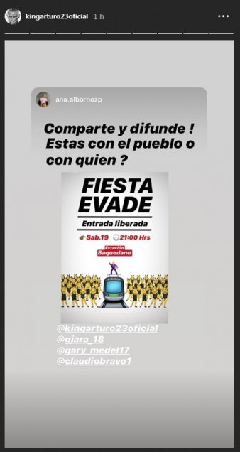 De Claudio Bravo a la U: La voz del mundo del deporte en las movilizaciones