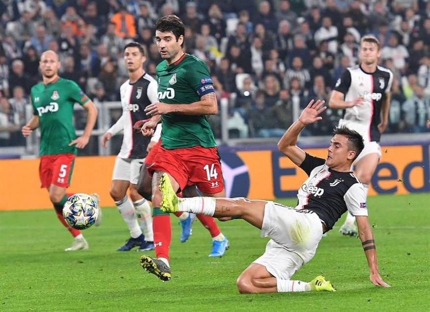 Juventus sufrió en Turín para doblegar el ímpetu ruso de Lokomotiv de Moscú