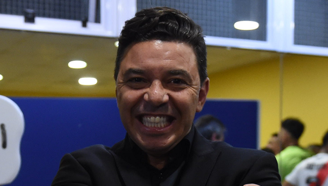 La efusiva celebración de Marcelo Gallardo tras llevar a River a otra final de Copa Libertadores