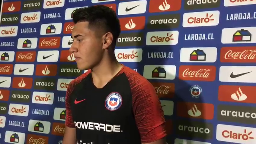 El arquero Julio Fierro anticipó la participación de la Roja en el Mundial sub 17 en Brasil