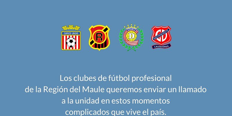 Clubes del Maule llamaron a la unidad: La paz social es el gran trofeo a recuperar