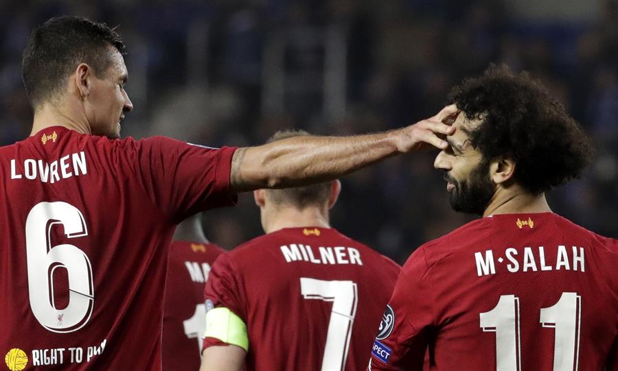 Liverpool goleó a Genk a domicilio y se instaló en zona de clasificación a octavos en la Champions