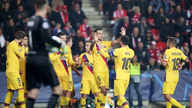 Champions League: Barcelona se impuso en un emocionante partido a Slavia Praga