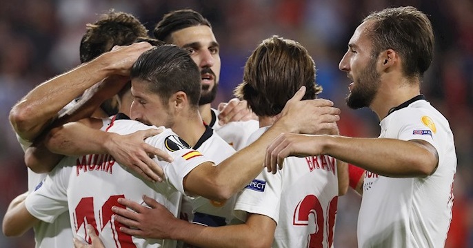 Sevilla derribó con autoridad a Dudelange en una nueva jornada de la Europa League