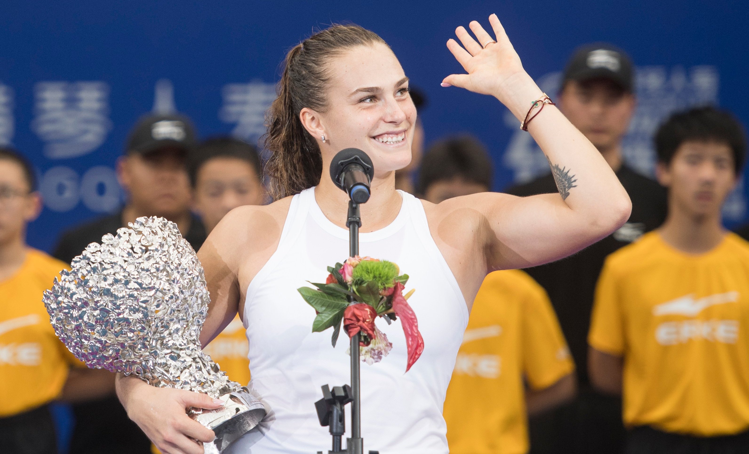 Aryna Sabalenka se proclamó campeona en el WTA de Zhuhai