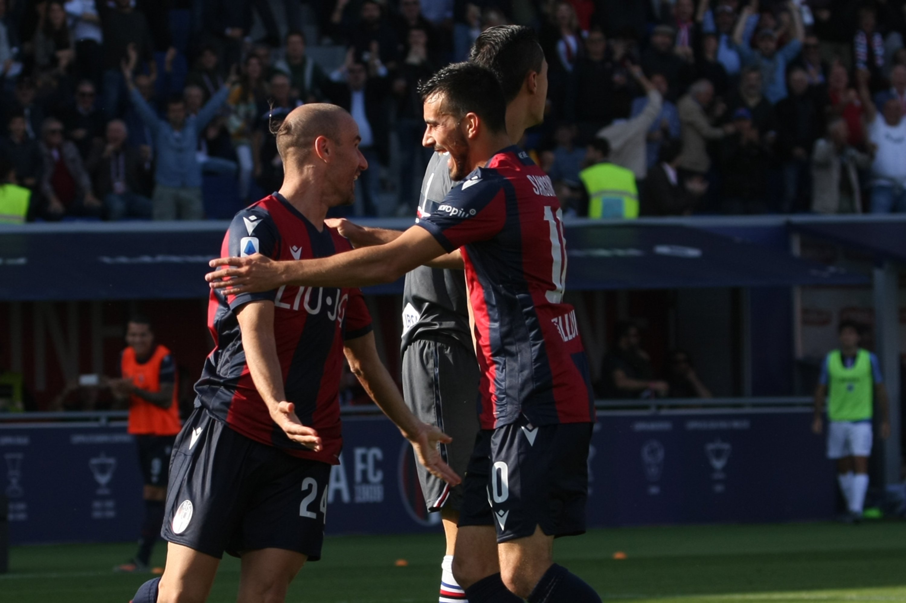 Rodrigo Palacio comandó el triunfo de Bologna sobre Sampdoria en la Serie A