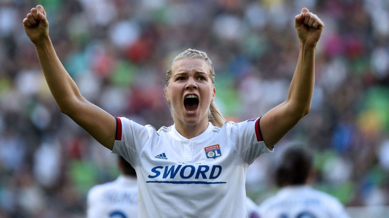 La noruega Ada Hegerberg se convirtió en la máxima goleadora de la Champions femenina