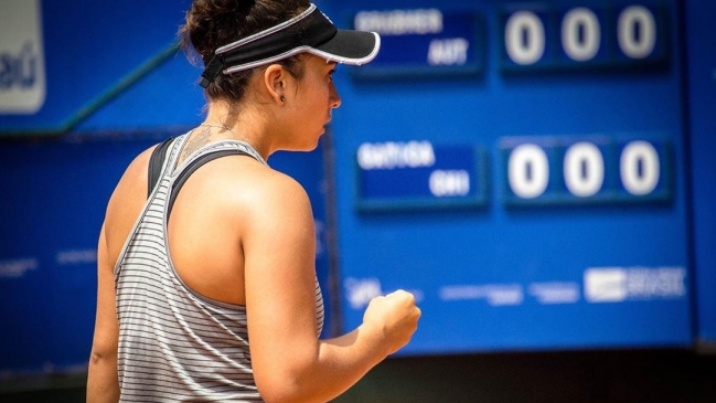 Bárbara Gatica avanzó a segunda ronda en el W60 de Asunción