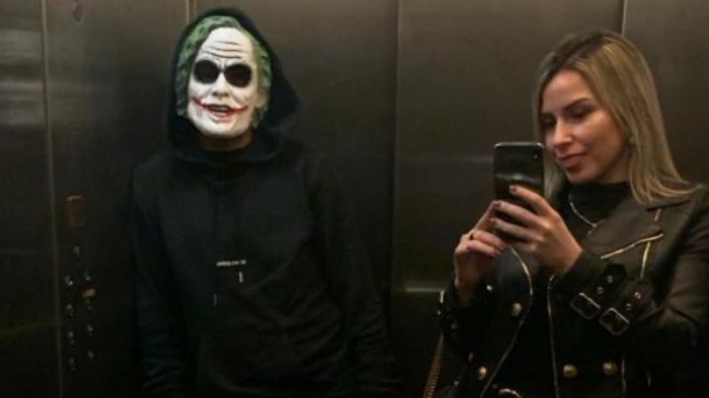 De héroe a villano: Fabián Orellana se caracterizó como el “Joker” para Halloween
