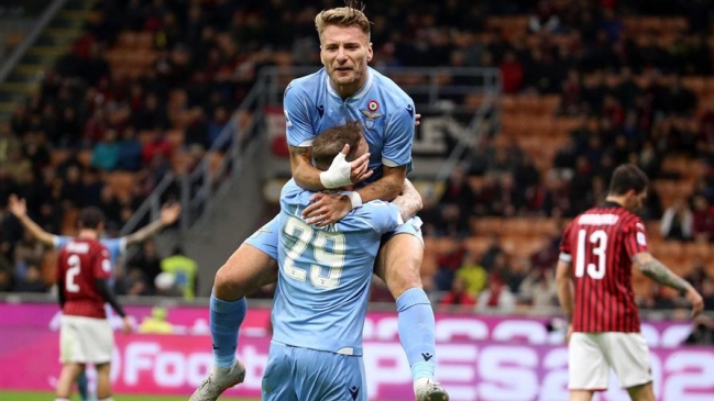 Lazio superó a AC Milan de visita después de 30 años y profundizó su irregular presente en Italia