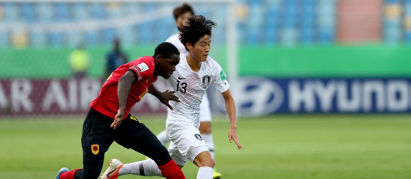 Corea del Sur derrotó a Angola y avanzó a cuartos de final en el Mundial Sub 17