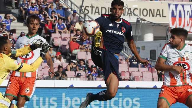 Una buena noticia para la U: Augusto Barrios volvió a las prácticas